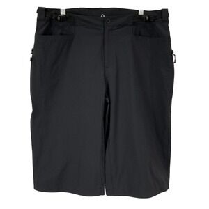 PNW Black Outdoor Hiking Cargo Bermudas Shorts XL w/Pockets 14in Inseam